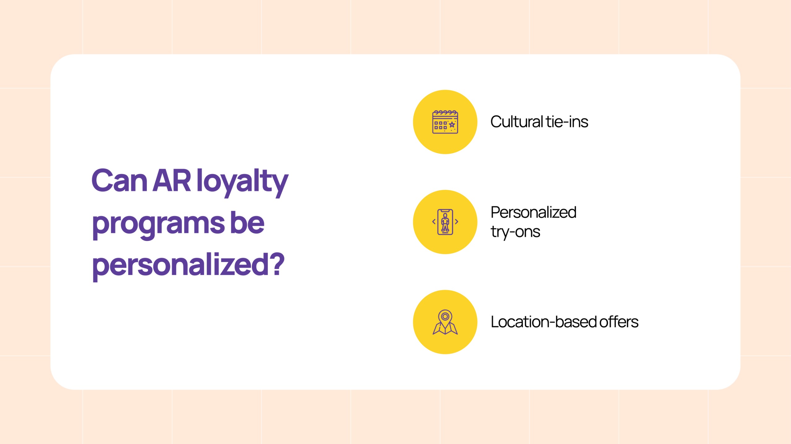 Personalization in AR Loyalty Programs